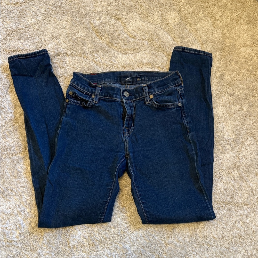 7 jeans- Dark Blue Skinny Jeans